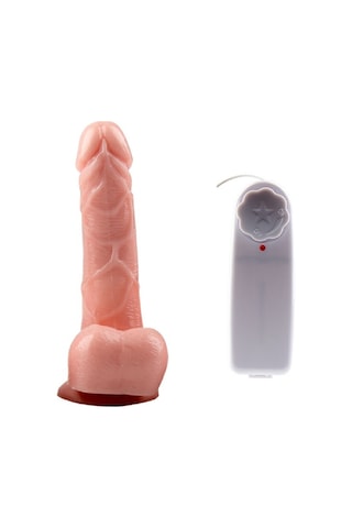 Lilitu Shop 17 Cm Kumandalı Gerçekçi Titreşimli Dildo Penis