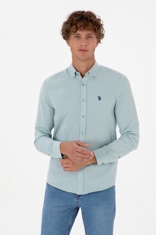U.s. Polo Assn. Erkek Koyu Mint Gömlek Basic 50316723-vr152 Koyu Mınt