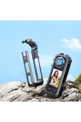 Insta360 X5 Plastik Koruyucu Çerçeve Manyetik Hızlı Salınan Kamera Kafes Genişletme Braketi Diğer