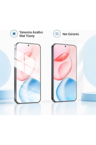 Honor 400 Mat Ekran Koruyucu Parmak İzi Bırakmaz Şeffaf