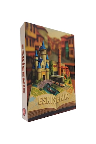 2026 -763 Eskişehir Dekoratif Kitap Kutusu