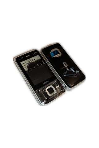 Nokia N81 Kasa Kapak Tuş Takımı N81 Uyumlu Siyah Renk Orta Kasa Ö