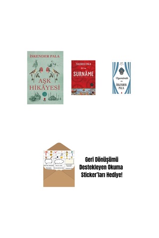 Aşk Hikâyesi + Surnâme - Bir Osmanlı Mâcerası + Nizamülmülk Ciltli + Okuma Sticker'ları