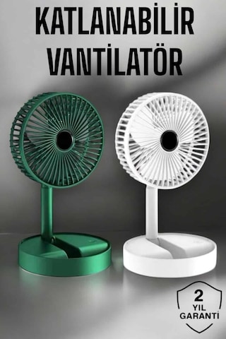 Inovaxis Katlanabilir Teleskopik Şarjlı Fan Masaüstü Soğutucu Van