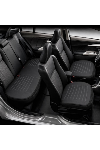 Mazda 323 Araçlara Uyumlu Premium Deri 3 Parça Oto Koltuk Minderi Araca Uyumlu 4 Mevsim Kolay Montaj 55632546