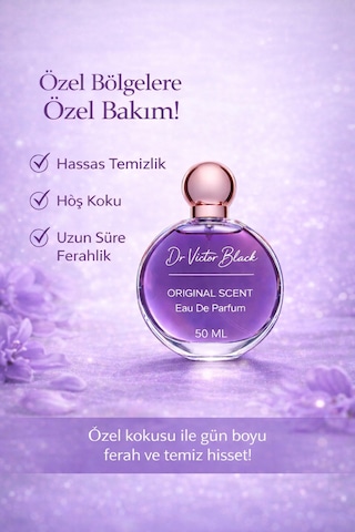 Koku Giderici Genital Bölge Bakım Parümü Cam Şişe 50 ML