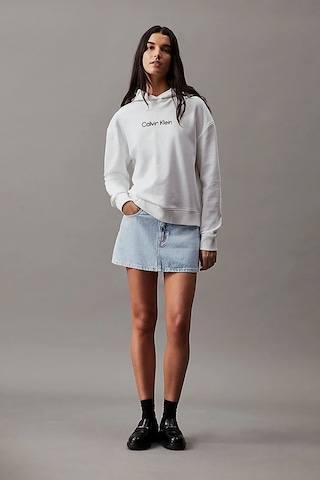 Kadın Hero Logo Hoodıe Sweatshirts Bright White