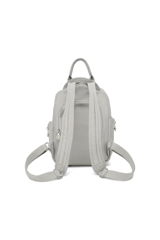 Smart Bags Günlük Küçük Boy Su Geçirmez Krınkıl Kumaş Kadın Sırt Çantası Buz Gri