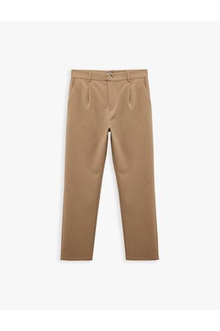 Koton Pileli Oversize Cep Detaylı Kumaş Pantolon Bej 6wam40056hw Ekru