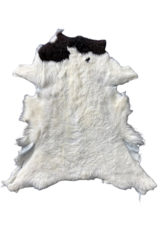 Gerçek Uzun Tüylü Koyun Postu - Naturel Uzun Tüylü Koyun Postu - Doğal Post Paspas Çok Renkli