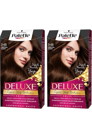 Palette Deluxe 3 - 65 Çikolata Kahve X 2 Adet Saç Boyası