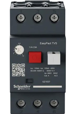 SCHNEİDER ELECTRİC Easypact Tvs Gz1E07 Motor Koruma Şalteri (1,6A-2,5A)