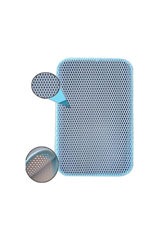 Buffer Kedi Tuvalet Önü Kum Toplayıcı Temizleyici Elekli Gri Pas