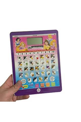 Dijital 100 Fonksiyonlu Ingilizce Türkçe Eğitici Oyuncak Tablet