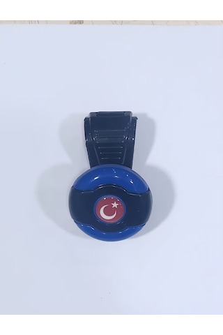 Mavi-siyah Dönebilen Vites Topuzu Türk Bayrağı Stickerlı Çok Renkli
