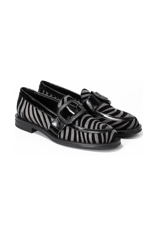 Zebra Oxford Klasik Kadın 90e5 Frau Velvettecfloc Çok Renkli
