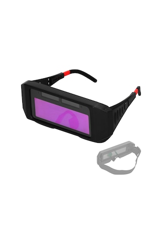 Konesam Otomatik Parlaklık Ayarlı Bağlıklı Kaynak Gözlüğü - Isı, Çimeti Ve Duman Koruyucu Profesyonel Kaynakçılık Ekipmanı