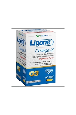 Ligone Omega 3 600 Mg 60 Yumuşak Kapsül