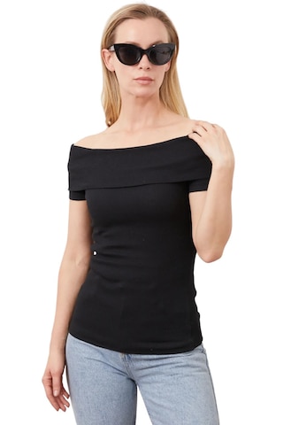 Modonna Yaka Kısa Kol Bluz