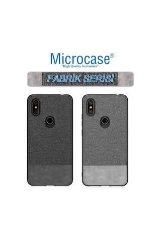 Xiaomi Mi Max 3 Fabrik Serisi Kumas & Deri Desen Kilif 391866000