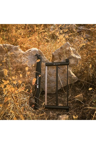 Yifomall Dış Mekan Çok Amaçlı Katlanabilir El Testeresi - Alüminyum Çerçeve Ve Paslanmaz Çelik - Fener Tutucu Özelliği - Yeşil