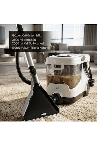 Sinbo Beyaz Sinbo Koltuk Ve Halı Yıkama Makinesi Ssc-7609