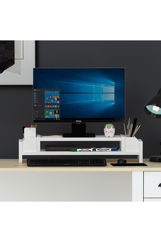 Çınar Monitör Yükseltici Beyaz-beyaz