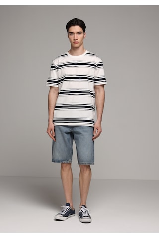 Colin's Colins Loose Straight Fit Orta Bel Düz Erkek Mid İndigo Denim Jean Şort Cl1081096 Q1.v1 Dn44997