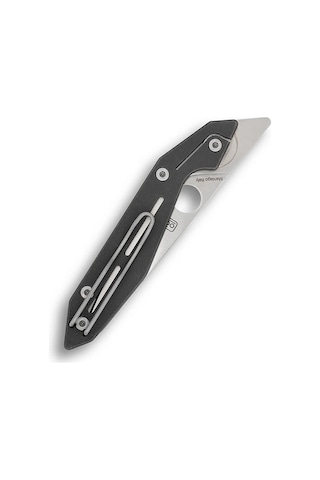Spyderco Nand Titanium M398 Plainedge Kamp Çakı Gri