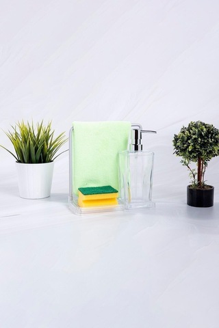 Luna Mutfak Sıvı Sabunluk-şeffaf-1164