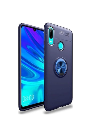 Huawei Y6 2019 Kilif Yüzüklü Magnetli Ravel Case 357682743