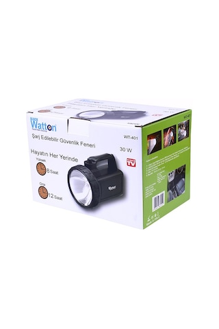 Güvenlik Feneri 30 W Kuvvetinde Wt-401 - Watton Watton Watton