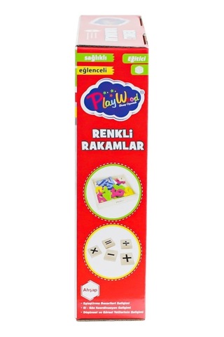 Ony-401 Ahşap Renkli Rakamlar 26 Parça -onyıl Oyuncak Aklby-bsva58