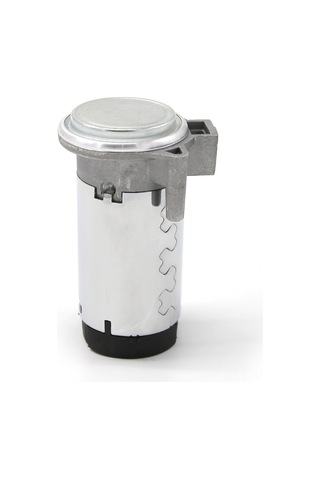 Symbee 12v Otomobil Kamyon Tren Klarnetleri İçin Çelik Kapaklı Chrome Hava Kompresörü 0.1-0.13 Mpa