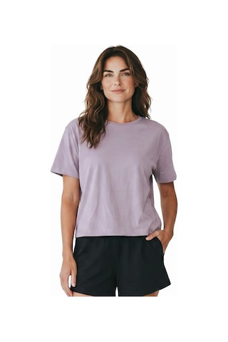 Sportive Lysa Kadın Lila Günlük Stil T-shirt 26yk0027-lıl Pembe