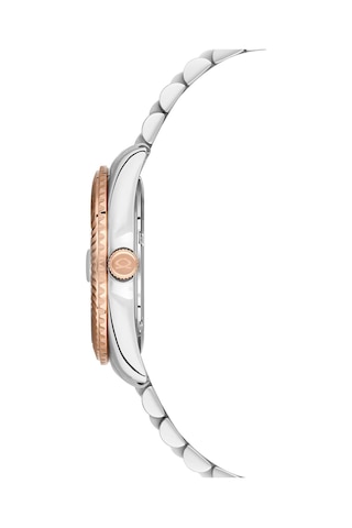 Nacar Safir Cam Gümüş - Rose Kadın Kol Saati Nc33-398351-enms Gri - Rose Gold