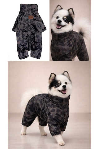 Alphadog Icon Polarlı Küçük Irk Köpek Yağmurluk Tulumu