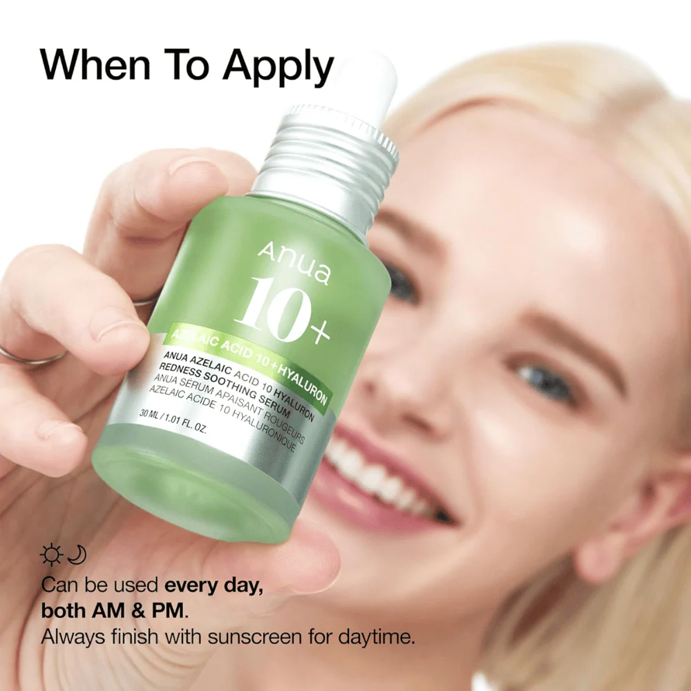 Anua Azelaic Acid 10 Hyaluron Redness Soothing Serum