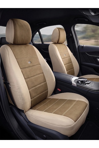 Hyundai İ10 Uyumlu Oto Koltuk Kılıfı Tam Set Airbag Uyumlu 4 Mevsim Cotfit Serisi 27590554