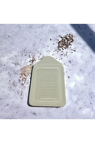 Çocuk Mama Rendesi Porselen Elma Rendesi Kare 17-10 Cm Meyve Rendesi