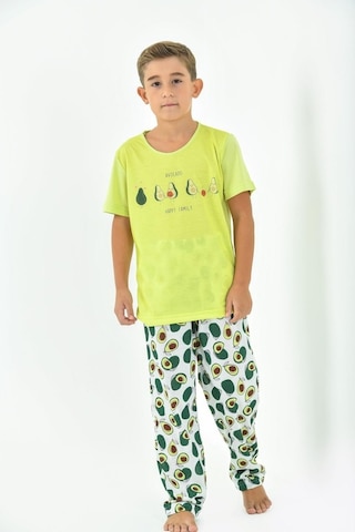 Yeni İnci Yeni Inci Erkek Çocuk Pijama Takım Cep333
