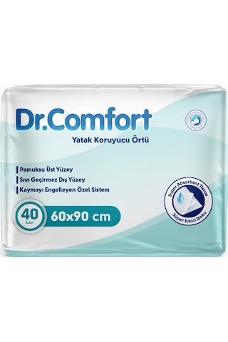 Dr Comfort 60 x 90 Yatak Koruyucu Örtü 10'lu 4 Paket 40 Adet