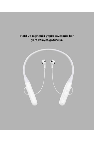 Gürültü Azaltıcı Ergonomik Boyun Askılı Kablosuz Kulaklık Diğer