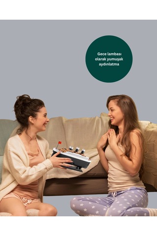 Ultra Sessiz Titanik Gemi Led Işıklı Aroma Difüzörü Oda Nemlendirici