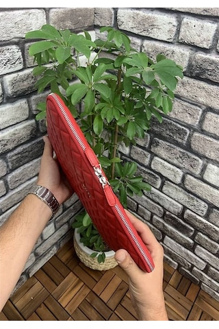 Guard Kırmızı Capitone Clutch Çanta (554491593)