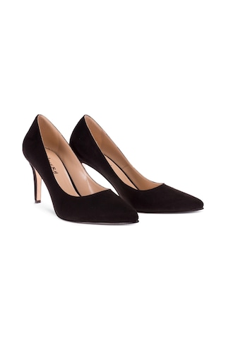 Deery Siyah Süet Kadın Stiletto Siyah (539805693) Siyah