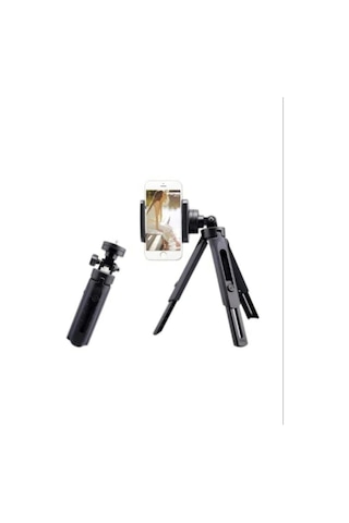 Taşınabilir Portatif Aksiyon Kamera Telefon Yükseklik Yön Ayarlı Mini Tripod 28 Cm Siyah Diğer