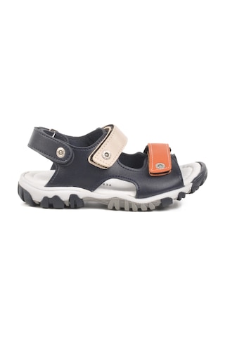 Lacivert Turuncu Cırtlı Erkek Çocuk Spor Sandalet 173110 P Lacivert - Turuncu