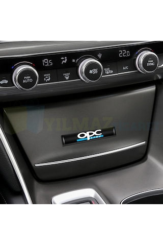 Opel Opc Logo Kapı Kolu Torpido Konsol Ayna Damla Silikon Araba Oto Sticker Etiket Yapıştırma