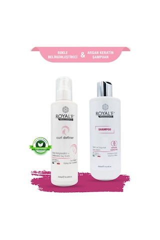 Royale Professional Bukle Belirginleştirici Saç Kremi Curl Definer 250 Ml + Milk Honey Şampuan 500 Ml